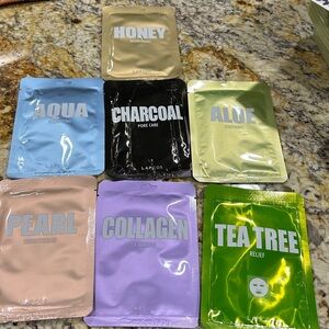 New Set of 7 Lapcos Sheet Masks